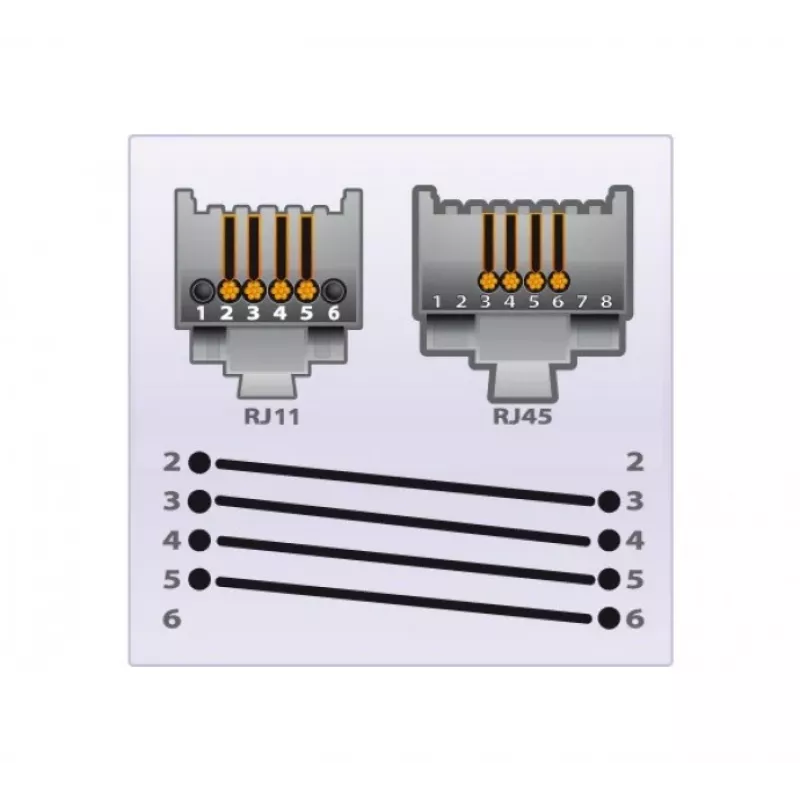 EXERTIS CONNECT puhelinkaapeli, valkoinen, 7,0 m (EXC911746)