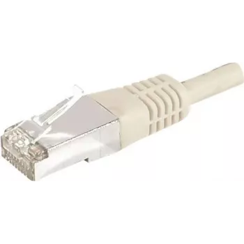 EXERTIS CONNECT Cat.6a F/UTP -verkkokaapeli, harmaa, 1,0 m, 10 Gbps, Slim Bend Protection 859503