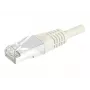 EXERTIS CONNECT 859510 Cat.6a F/UTP -kytkentäkaapeli, 15 m, harmaa, 10 Gbps, ohut suojus