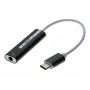 Exertis Connect USB-C–3,5 mm äänisovitin – 24-pin USB-C-pistoke–stereo-minikuulokeliitäntä (921555)