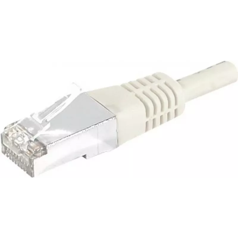 EXERTIS CONNECT CAT.6a F/UTP -verkkokaapeli, 25 m, harmaa, 10 Gbps 859512