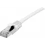 EXERTIS CONNECT 858502 Cat 6A S/FTP -kytkentäkaapeli, 2 m, valkoinen, ohut suojus