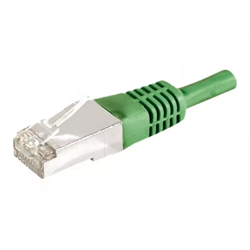 EXERTIS CONNECT Cat.6a F/UTP -verkkokaapeli, 0,15 m, vihreä, 10 Gbps 859545