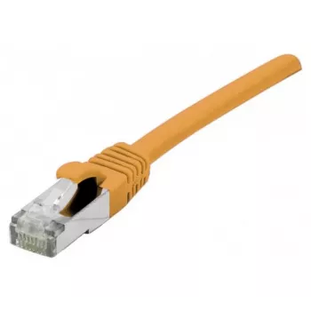EXERTIS CONNECT 858529 Cat 6A S/FTP -kytkentäkaapeli, 0,15 m, oranssi, ohut suojus