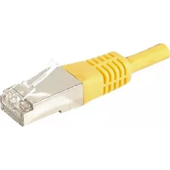 EXERTIS CONNECT Cat.6a F/UTP -verkkokaapeli, keltainen, 5 m, 10 Gbps 859567