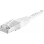 EXERTIS CONNECT Cat.6a F/UTP -verkkokaapeli, valkoinen, 20 m, 10 Gbps, Slim Snagless Boot 859586