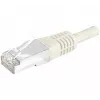EXERTIS CONNECT 857700 Cat.6A S/FTP -kytkentäkaapeli, 0,5 m, harmaa, ohut suojus