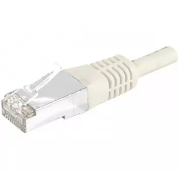 EXERTIS CONNECT 857700 Cat.6A S/FTP -kytkentäkaapeli, 0,5 m, harmaa, ohut suojus