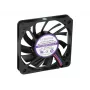 Exertis Connect Evercool 60 mm kotelotuuletin – kestävä voideltu liukulaakeri, 3-pin DC, musta 910179