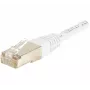 EXERTIS CONNECT Cat.6 S/FTP -patchkaapeli, PiMF, valkoinen, 0,15 m 856815