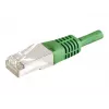 EXERTIS CONNECT 859553 Cat.6a F/UTP -kytkentäkaapeli, 7,5 m, vihreä, 10 Gbps, ohut suojus