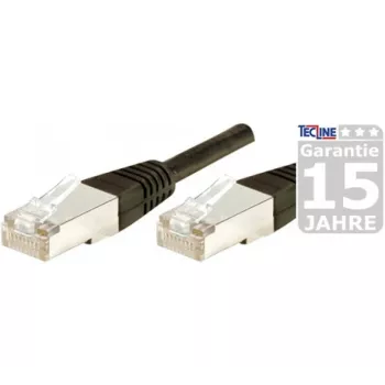 EXERTIS CONNECT Cat.6 S/FTP -patchkaapeli, PiMF, musta, 0,3 m, Slim Snagless Boot 856825