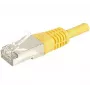 EXERTIS CONNECT 859560 Cat.6a F/UTP -kytkentäkaapeli, 0,15 m, keltainen, 10 Gbps, ohut suojus