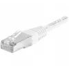 EXERTIS CONNECT Cat.6a F/UTP -verkkokaapeli, 3 m, valkoinen, 10 Gbps, RJ45, Slim Snagless 859581