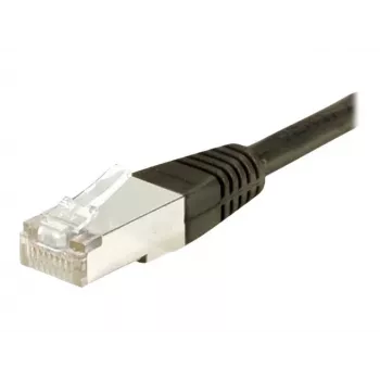 EXERTIS CONNECT Cat.6 S/FTP -verkkokaapeli, PiMF, musta, 3 m 856879