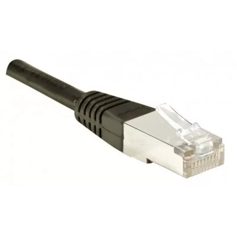EXERTIS CONNECT Cat.6 S/FTP -verkkokaapeli, PiMF, musta, 3 m 856879