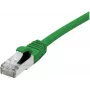 EXERTIS CONNECT Cat 6A S/FTP -verkkokaapeli, 1,5 m, vihreä, Slim Snagless 858437
