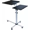 EXERTIS CONNECT siirrettävä monitoimipöytä pyörillä, 1000 x 500 mm, musta (965033)