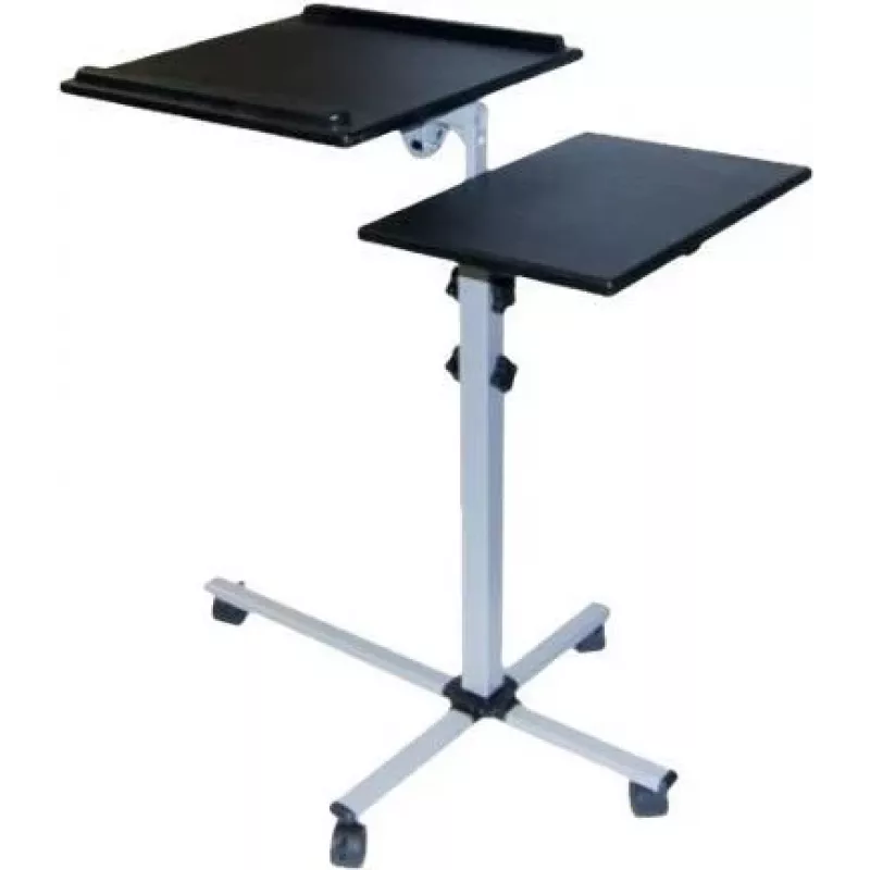 EXERTIS CONNECT siirrettävä monitoimipöytä pyörillä, 1000 x 500 mm, musta (965033)