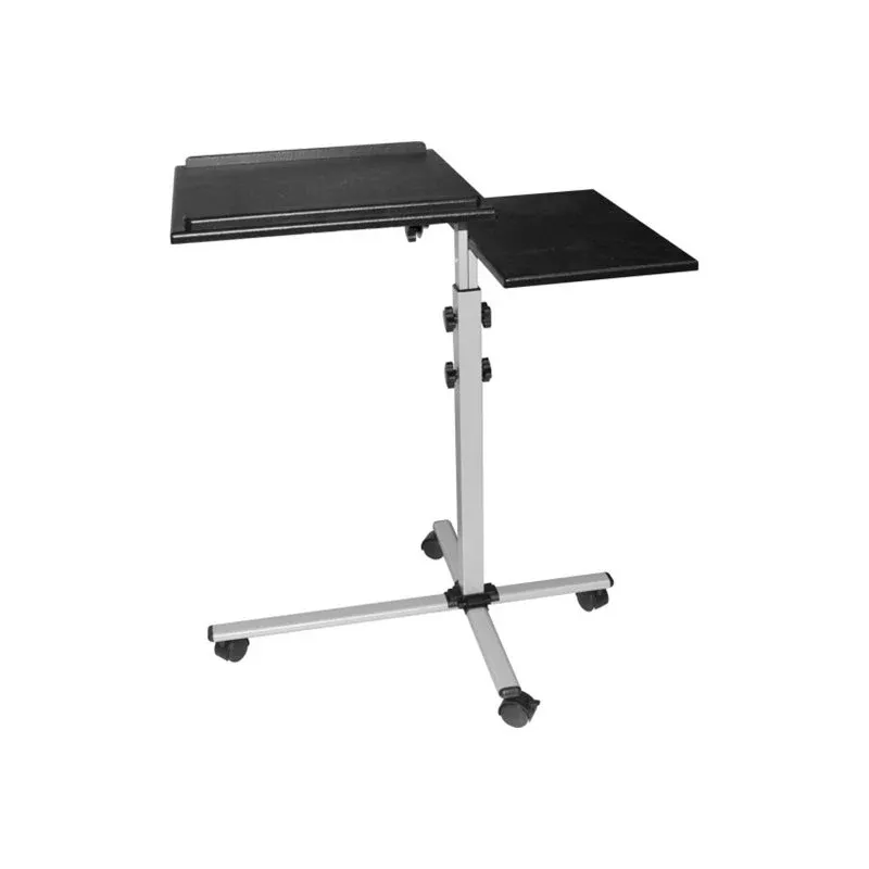 EXERTIS CONNECT siirrettävä monitoimipöytä pyörillä, 1000 x 500 mm, musta (965033)