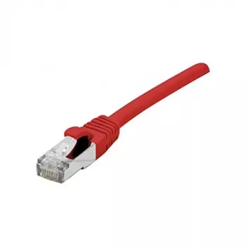 EXERTIS CONNECT Cat 6A S/FTP -verkkokaapeli, punainen, 0,5 m, Slim Snagless Boot 858467