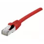 EXERTIS CONNECT S/FTP Cat 6A verkkokaapeli, punainen, 15 m, Slim Boot 858475
