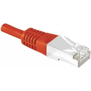 EXERTIS CONNECT 858306 Cat.6A S/FTP -kytkentäkaapeli, 5 m, punainen, ohut suojus
