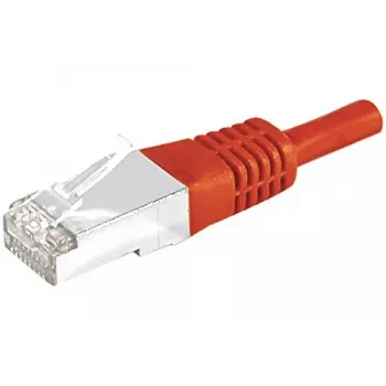 EXERTIS CONNECT 858306 Cat.6A S/FTP -kytkentäkaapeli, 5 m, punainen, ohut suojus