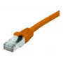 EXERTIS CONNECT Cat 6A S/FTP verkkokaapeli, 0,5 m, oranssi 858531
