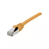 EXERTIS CONNECT Cat 6A S/FTP verkkokaapeli, 1,0 m, oranssi, Slim Strain Relief 858532