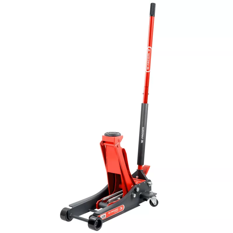 Facom DL.3CLP erittäin matala hydraulinen tunkki 3 t nostoalue 100-533 mm