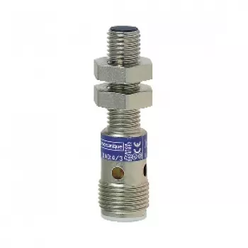 TMSS GERMANY OsiSense XS6 induktiivinen lähestymisanturi M8, PNP NO, M12 liitin, 2,5 mm tunnistusetäisyys, XS608B1PAM12