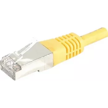 EXERTIS CONNECT 858336 Cat.6A S/FTP -kytkentäkaapeli, 7,5 m, keltainen, ohut suojus