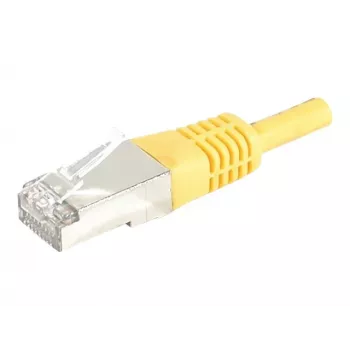 EXERTIS CONNECT 858336 Cat.6A S/FTP -kytkentäkaapeli, 7,5 m, keltainen, ohut suojus