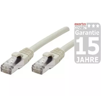 Exertis Connect 858413 Cat6a S/FTP verkkokaapeli, 25 m, harmaa