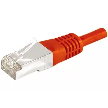 EXERTIS CONNECT Cat.6a F/UTP patch-kaapeli, punainen, 15 m, 10 Gbps, Slim Snagless Boot 859540