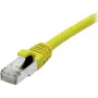 EXERTIS CONNECT 858418 Cat 6A S/FTP -kytkentäkaapeli, 0,3 m, keltainen, ohut suojus
