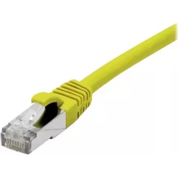 EXERTIS CONNECT 858419 Cat 6A S/FTP -kytkentäkaapeli, 0,5 m, keltainen, ohut suojus
