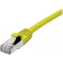 EXERTIS CONNECT 858419 Cat 6A S/FTP -kytkentäkaapeli, 0,5 m, keltainen, ohut suojus
