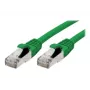 EXERTIS CONNECT Cat 6A S/FTP patch-kaapeli, 3,0 m, vihreä, Slim Snagless Boot 858439