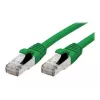 EXERTIS CONNECT Cat 6A S/FTP patch-kaapeli, 3,0 m, vihreä, Slim Snagless Boot 858439