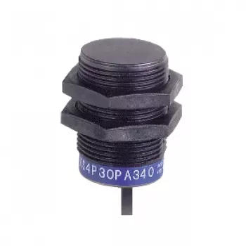TMSS GERMANY induktiivinen lähestymisanturi XS4P30PA340, M30, PNP NO, 10 mm tunnistus, 12-24VDC, 2 m kaapeli