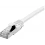 EXERTIS CONNECT Cat 6A S/FTP -verkkokaapeli, 0,15 m, valkoinen 858497
