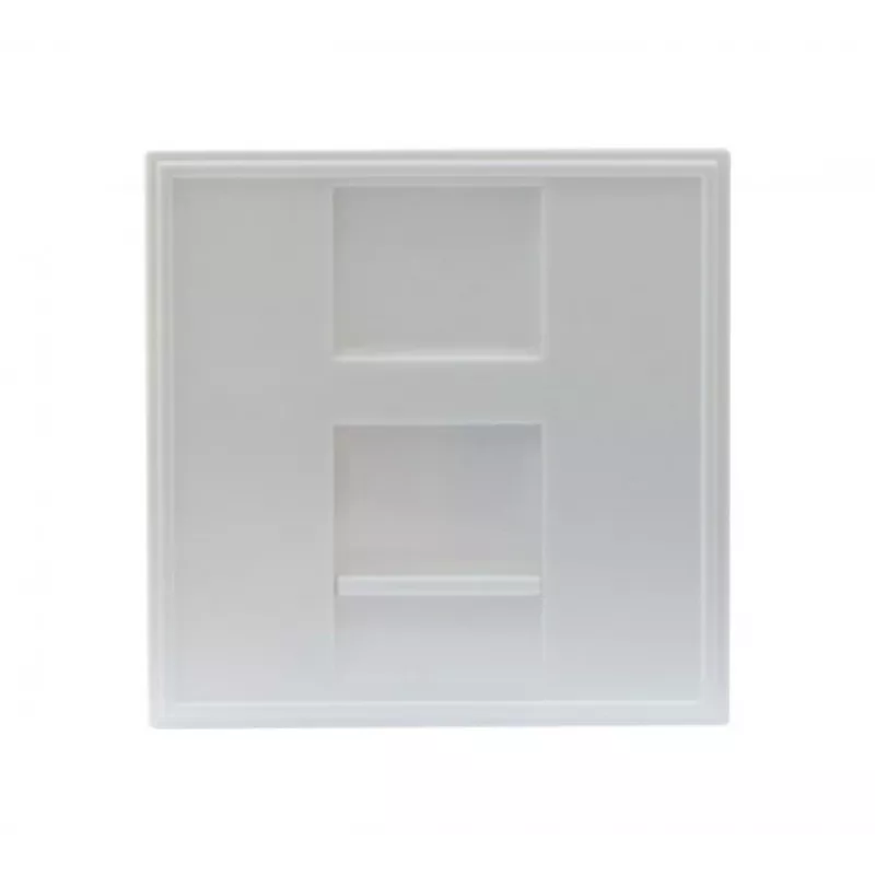 EXERTIS CONNECT Dexlan keskilevy-insertti 45 x 45 mm 1 Keystone-moduulille, signaalivalkoinen RAL 9003 (911722)