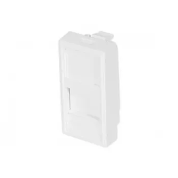Exertis Connect Dexlan moduulitulo tyhjä 45 x 22,5 mm 2 x RJ45 Keystone uppoasennukseen RAL 9003 signaalivalkoinen 911731