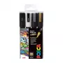 Uni-Ball Faber-Castell POSCA PC-5M metalli-akryylimaalikynäsarja, 4 väriä, keskikokoinen pyöreä kärki 1,8-2,5 mm 182544