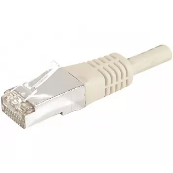 EXERTIS CONNECT 859500 Cat.6a F/UTP -kytkentäkaapeli, 0,15 m, harmaa, 10 Gbps, ohut suojus