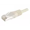 EXERTIS CONNECT Cat.6a F/UTP patchkaapeli, 3,0 m, harmaa, 10 Gbps, Slim Snagless Boot 859506