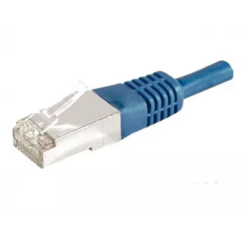 EXERTIS CONNECT Cat.6a F/UTP patchkaapeli, 0,5 m, sininen, 10 Gbps 859517