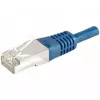 EXERTIS CONNECT Cat.6a F/UTP patchkaapeli, 0,5 m, sininen, 10 Gbps 859517